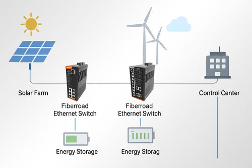 光路科技工業(yè)交換機(jī) 以通信與自動控制技術(shù)研究，重新定義新能源電站的通信穩(wěn)定性